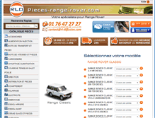 Tablet Screenshot of pieces-range-rover.com